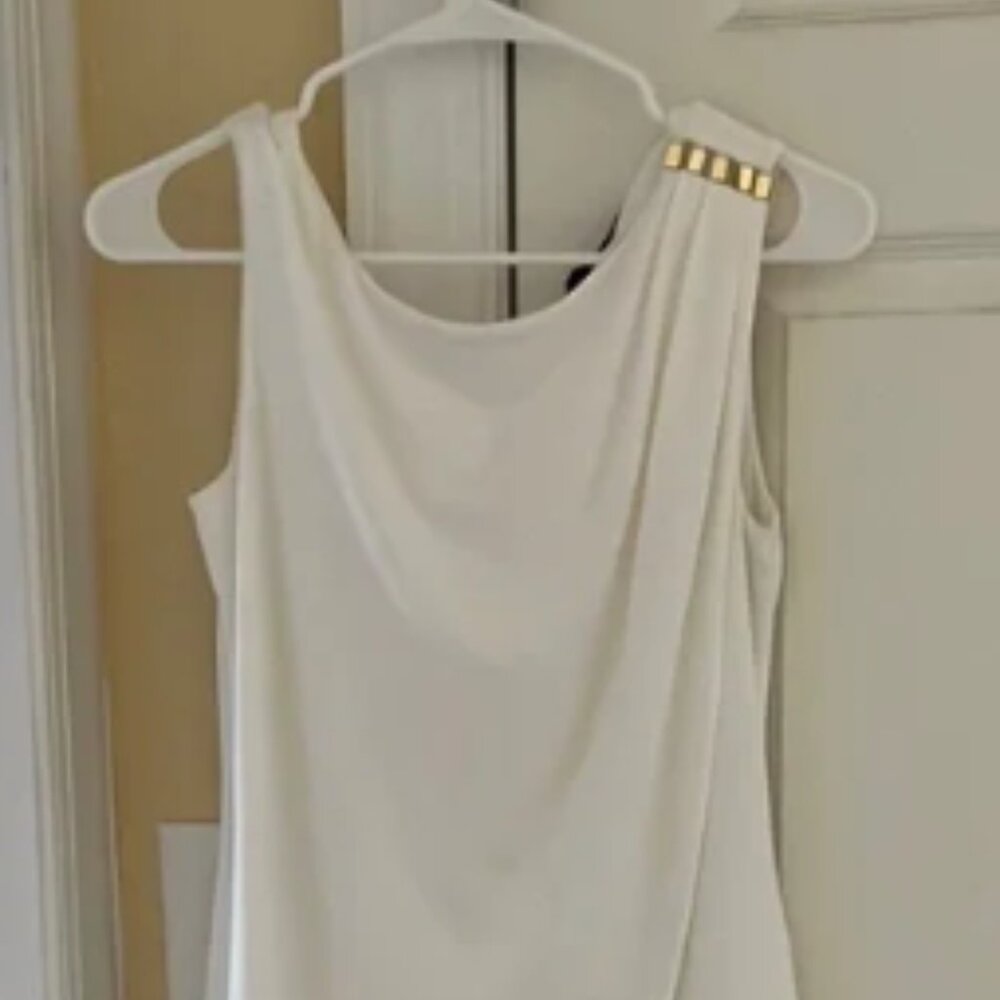 NWT Jessica Simpson Cream Goddess Dress (10)